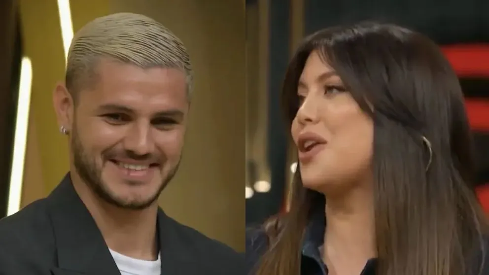 El beso que no fue: Wanda Nara explicó por qué tuvo un frío gesto con Mauro Icardi en Masterchef