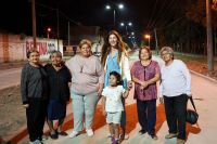 Bettina Romero inauguró un bulevar en Barrio Castañares y aseguró: "Lo hemos logrado juntos"