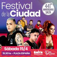 La ciudad de Salta organizará un gran festival para celebrar sus 441 años 