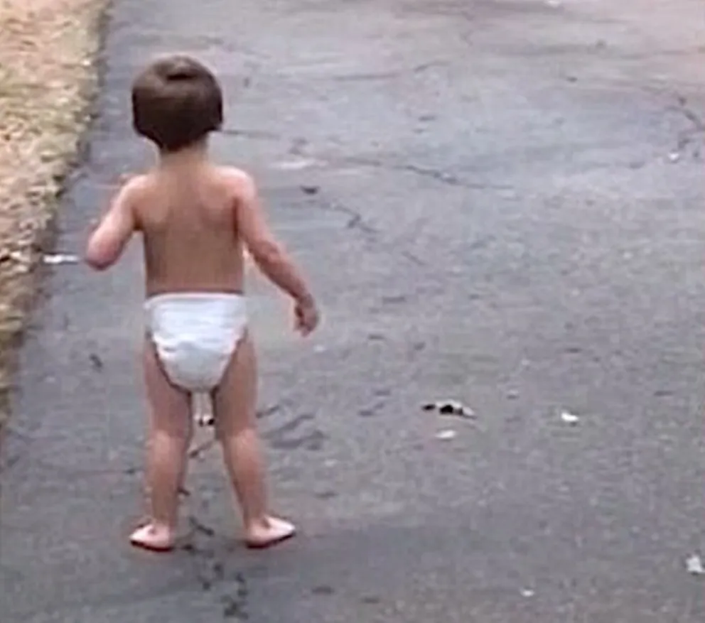Ni&ntilde;o abandonado