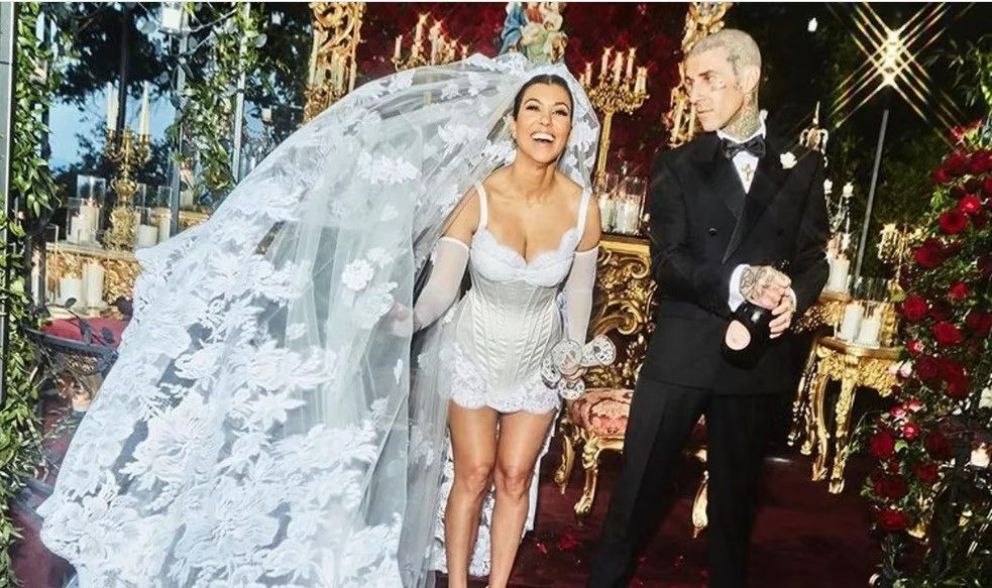 Kourtney Kardashian y Travis Barker.