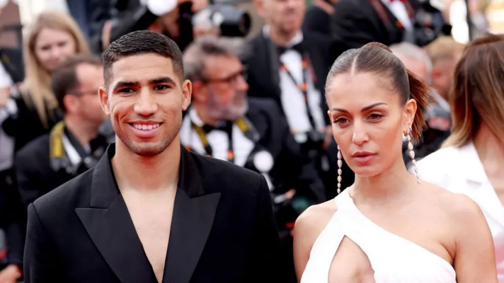 Lo que hizo Hakimi, jugador del PSG acusado de abuso, durante el proceso de divorcio 