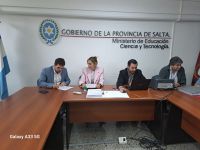 Juan Cruz Curá oficializó la construcción del edificio propio de la Escuela Técnica de Colonia Santa Rosa 