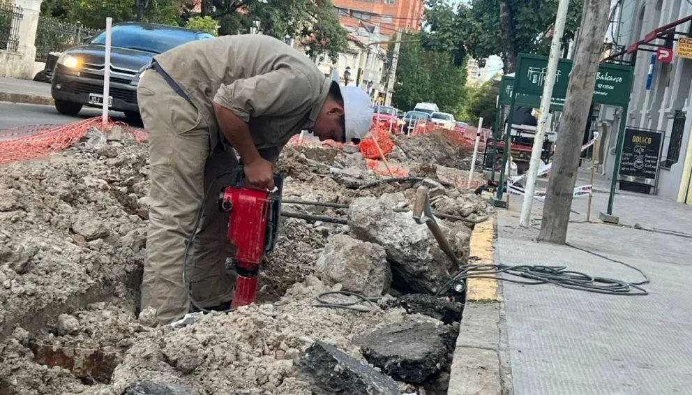 Realizaban tareas en la red de agua, sin imaginar con lo que se iban a encontrar