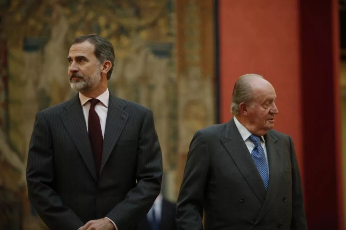 Rey Felipe VI y Juan Carlos I