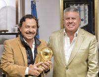 Mundial Sub-20: Gustavo Sáenz le expresó a "Chiqui" Tapia su deseo de que Salta sea una de las sedes