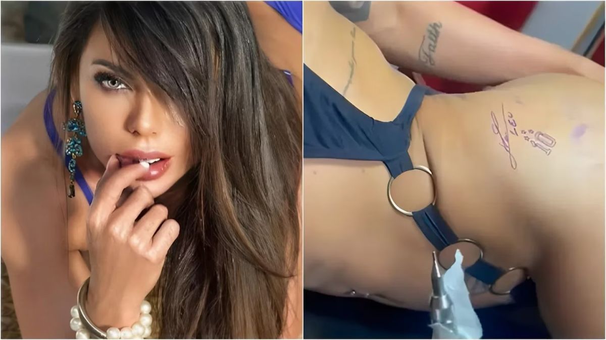 Una modelo se tatuó a Messi en una parte íntima y quebró todos los récords  | Voces Criticas - Salta - Argentina