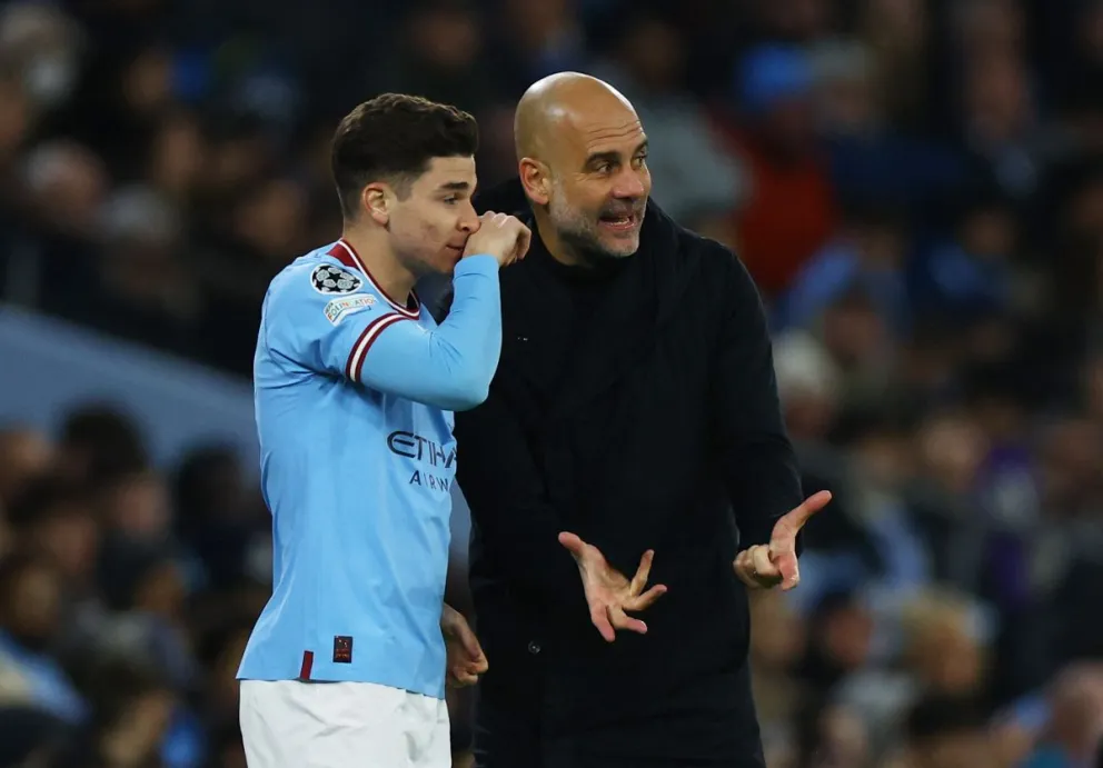 Julián Álvarez no lo esperaba: Pep Guardiola y una desalentadora frase para el Manchester City