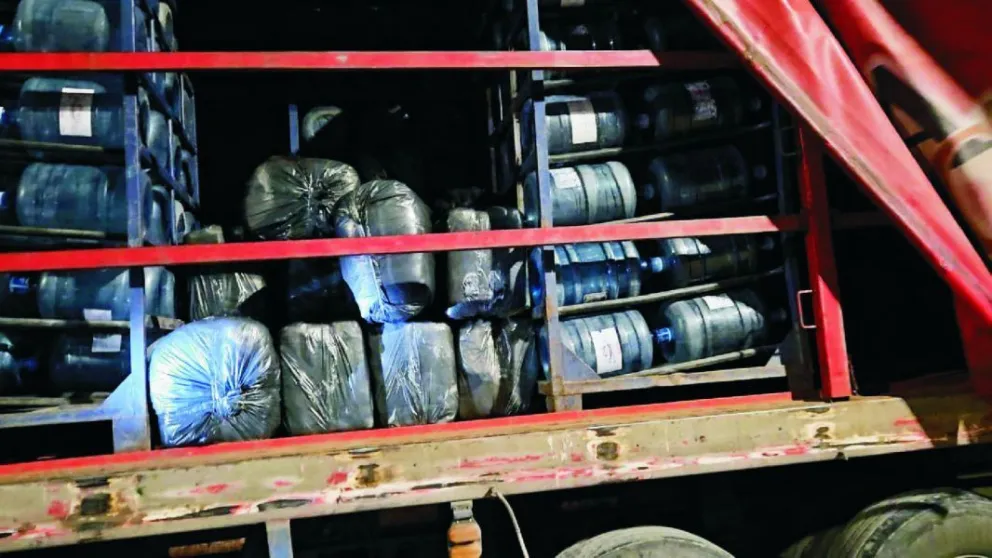 Gendarmes secuestraron casi 600 kilos de hojas de coca que iban rumbo a Salta