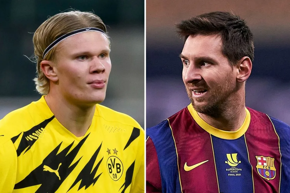 Tras ser humillado repetidas veces por Lionel Messi, ahora utiliza a Erling Haaland como venganza