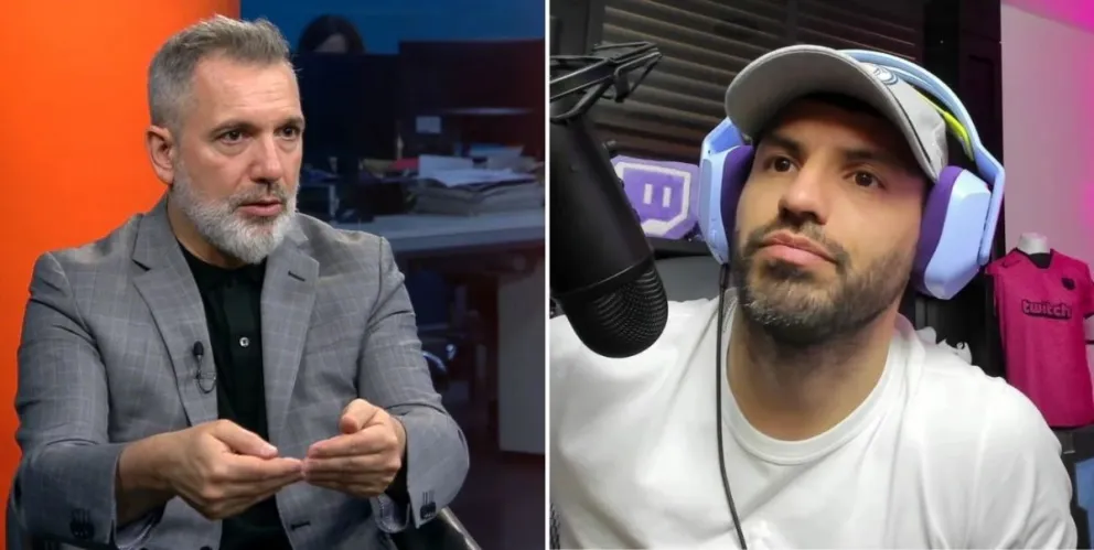 El Kun Agüero explotó contra el periodista que lo insultó por opinar del dólar en Argentina