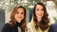 Duelo real: así compiten los excéntricos estilos de Rania de Jordania y su futura nuera, Rajwa Al Saif 