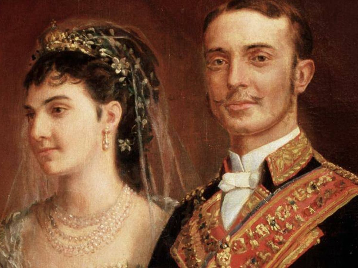 Alfonso XII y María de las Mercedes