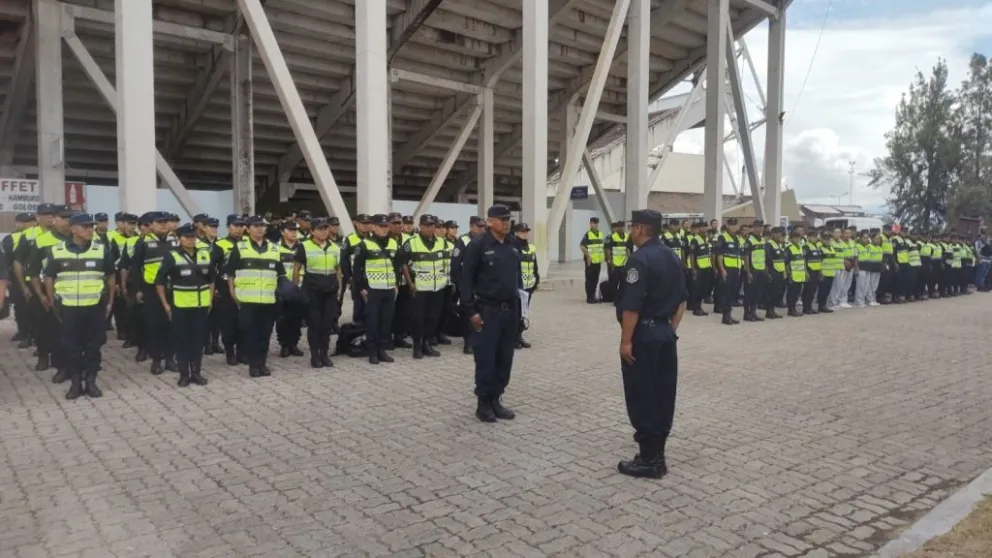 Preparan un gran operativo policial para la nueva edición del clásico salteño entre Juventud y Gimnasia
