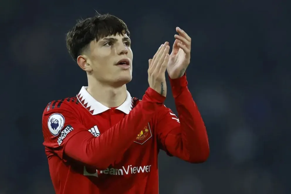 Alejandro Garnacho será padre y su hijo se llamará igual que un jugador campeón del mundo