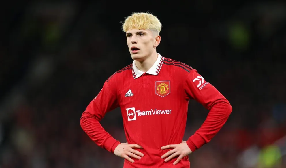 Alejandro Garnacho furioso: una figura del Manchester United cuestionó su rendimiento