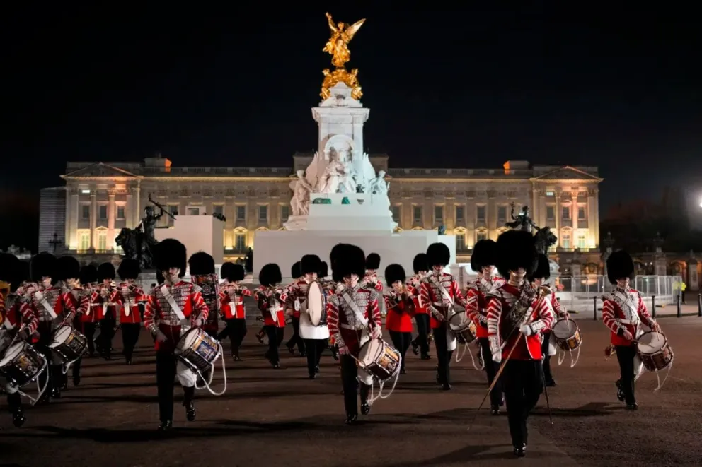 Este fue el impresionante despliegue del ensayo de la coronación de Carlos III
