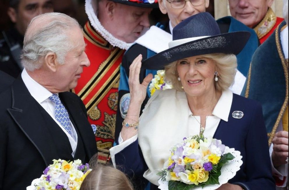 Rey Carlos III y Camila Parker.