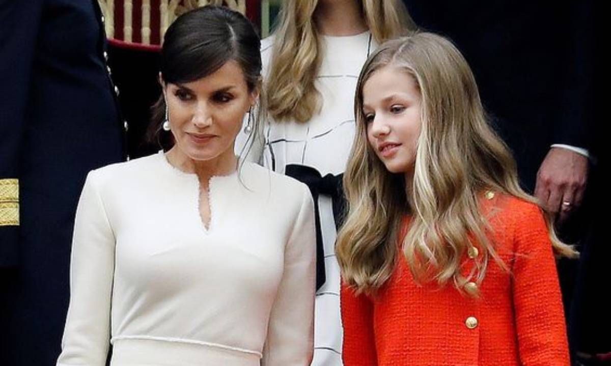 reina Letizia y la princesa Leonor