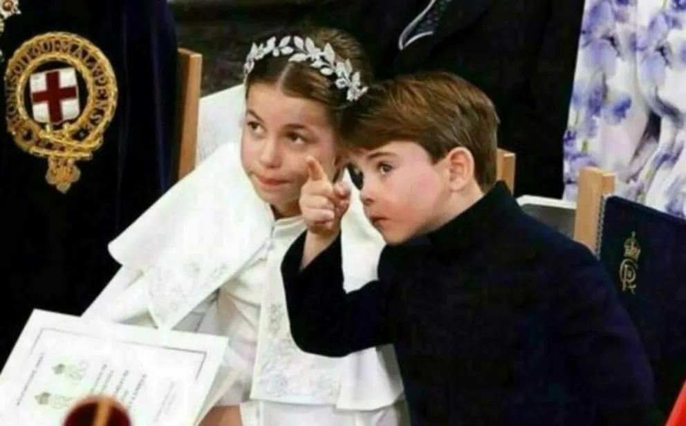 Inesperado percance de la princesa Charlotte en la Abadía de Westminster: quedó todo registrado