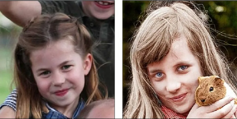 Es la doble: así elogian los fans a la princesa Charlotte por su parecido a Lady Di niña durante su presentación en la Abadía