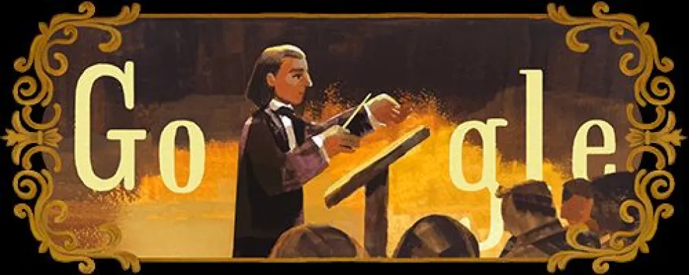 Quién fue Johannes Brahms, el nuevo protagonista del doodle de Google