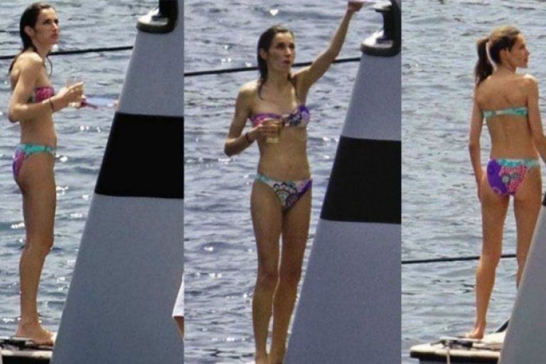 Reina Letizia en bikini
