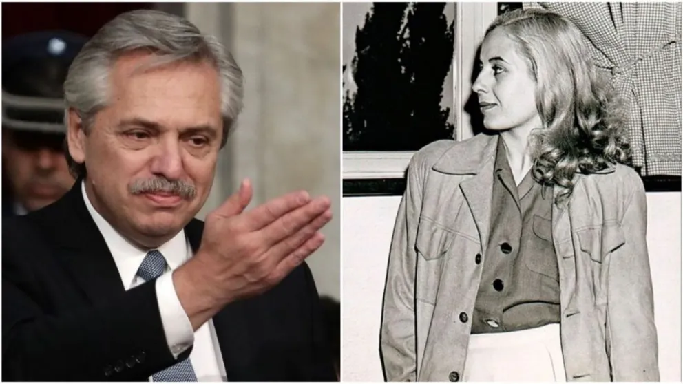 Alberto Fernández homenajeó a Evita Perón en su 104 aniversario