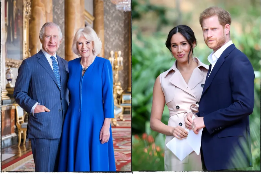 El mensaje oculto que mostró el rey Carlos III en la foto oficial para el príncipe Harry y Meghan