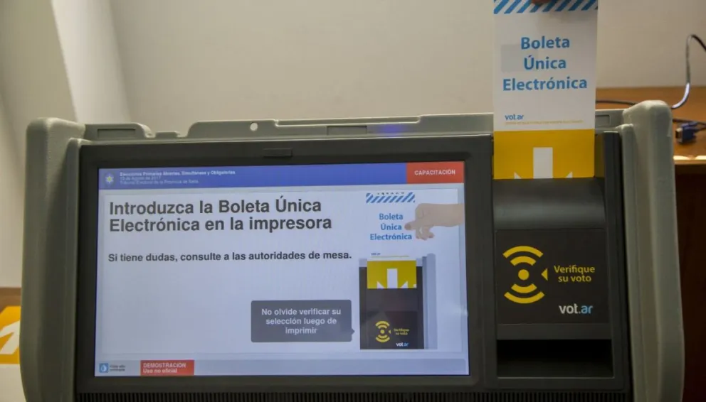 Cuenta regresiva para ir a las urnas: practicá y conocé el paso a paso del voto electrónico     