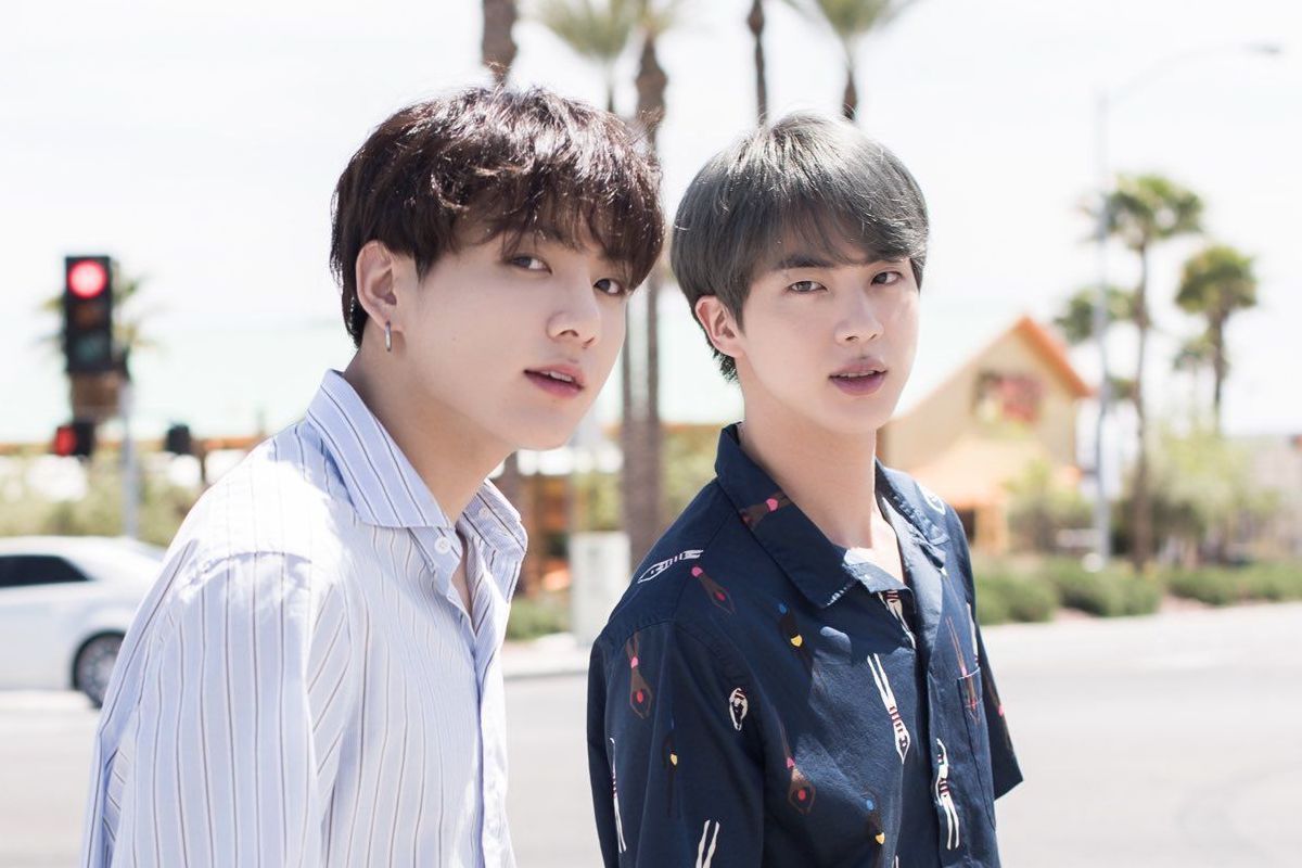 Jungkook y Jin de BTS.