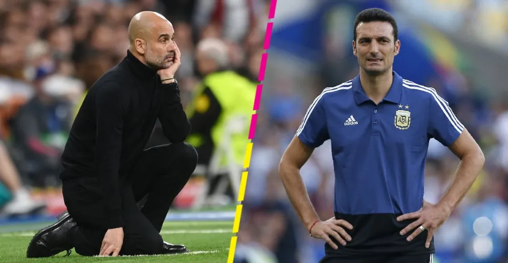 Julián Álvarez shockeado por la frase que Lionel Scaloni le dedicó a Pep Guardiola