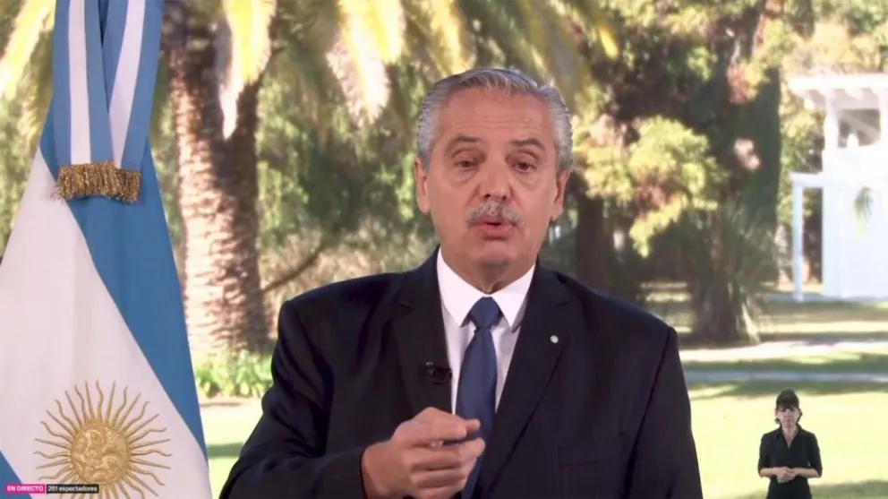 Alberto Fernández acusó a la Corte Suprema de antidemocrática por cadena nacional