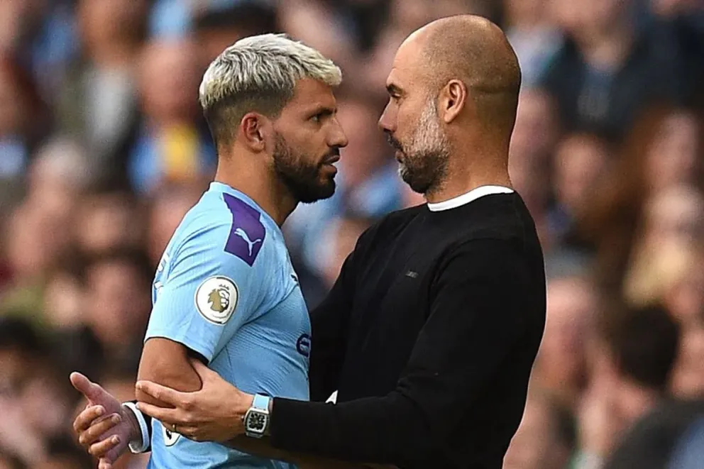 El Kun Agüero se mostró indignado con Pep Guardiola y salió a bancar a Julián Álvarez