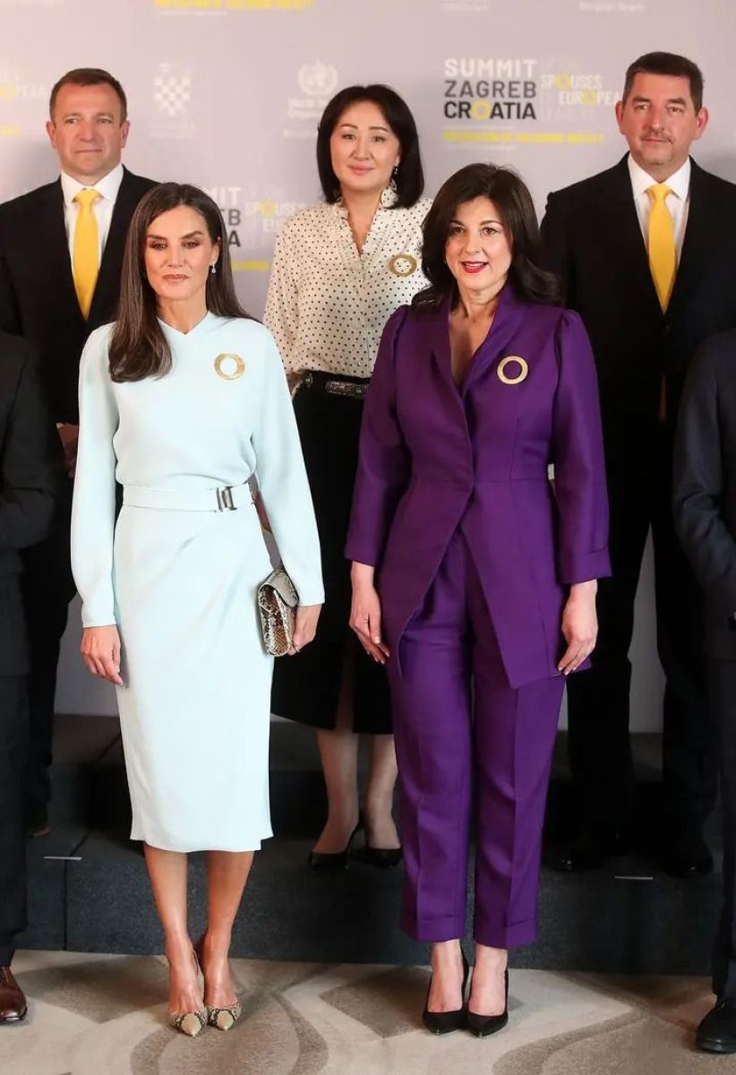 Reina Letizia en un congreso