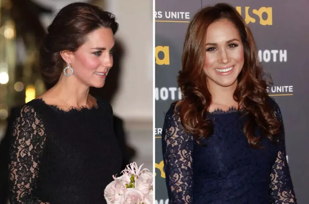 Las veces que Meghan Markle y Kate Middleton se vistieron iguales ¿Coincidencia?