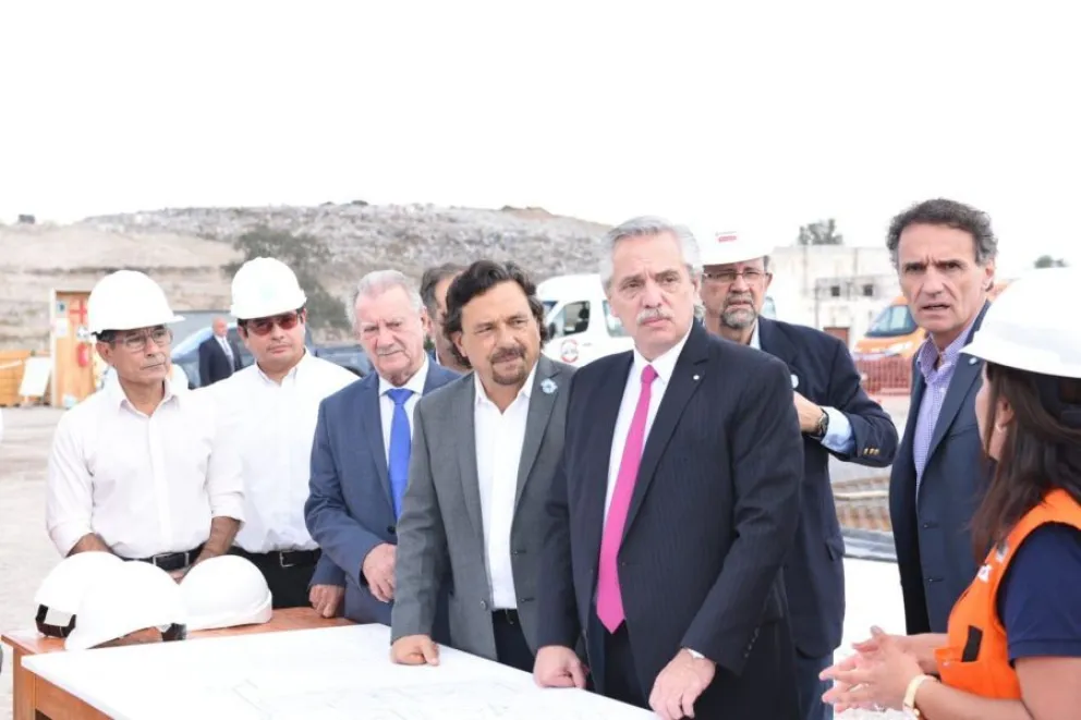 Alberto Fernández y Gustavo Sáenz recorrieron dos obras fundamentales para Salta