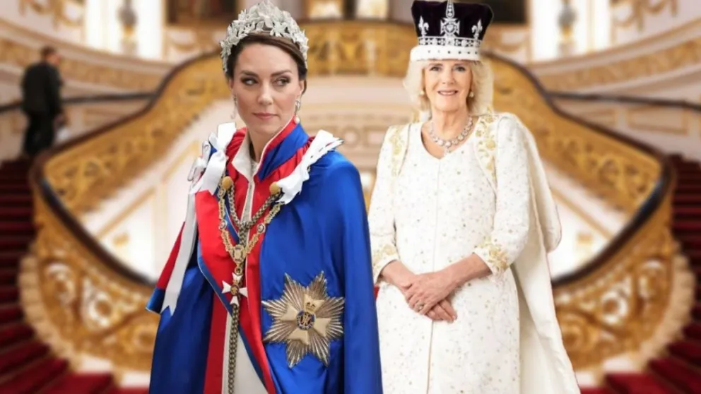 Así fue el plantón de Kate Middleton a Camila Parker en la coronación 