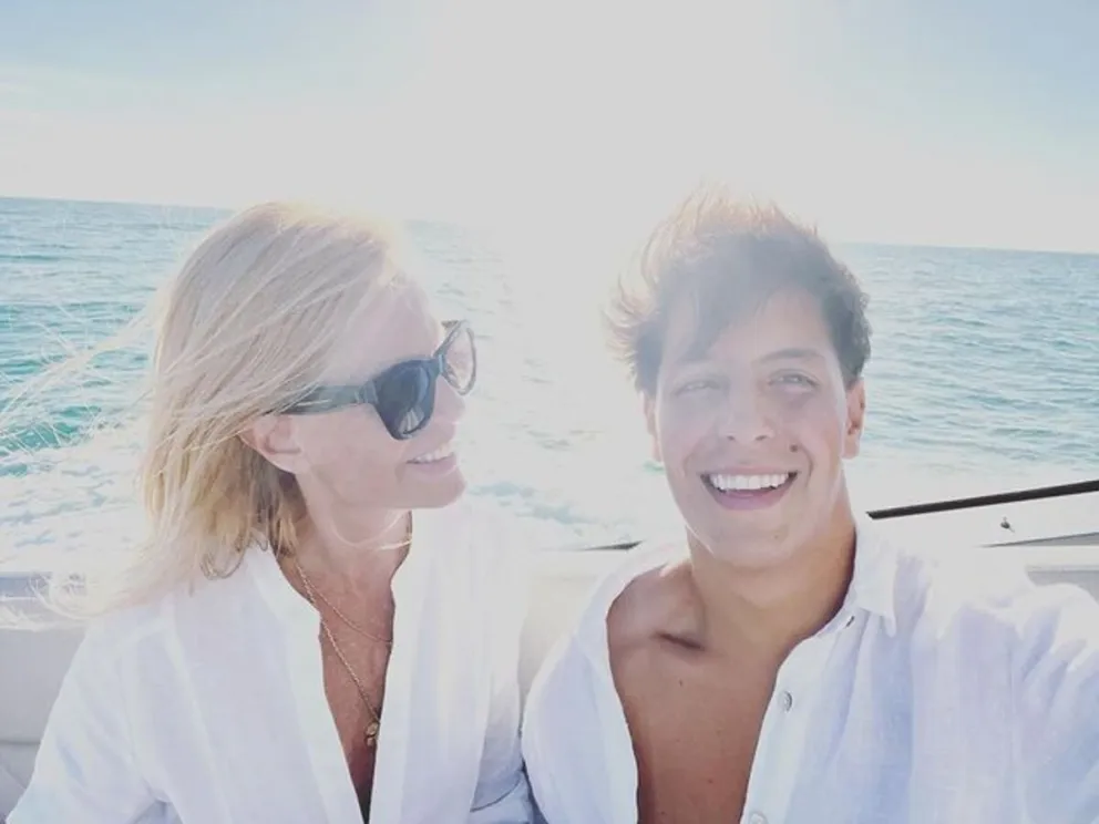 Máximo, el hijo de Cecilia Bolocco y Carlos Menem sigue los pasos de la Miss Universo