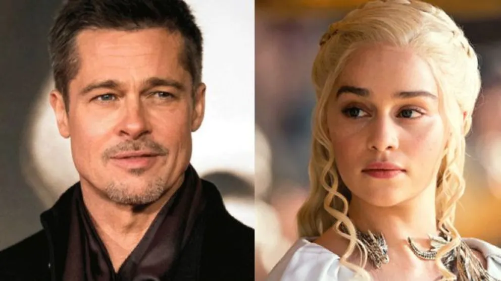 Excesos y excentricidades: con esta millonaria suma Brad Pitt quiso conquistar a Emilia Clarke