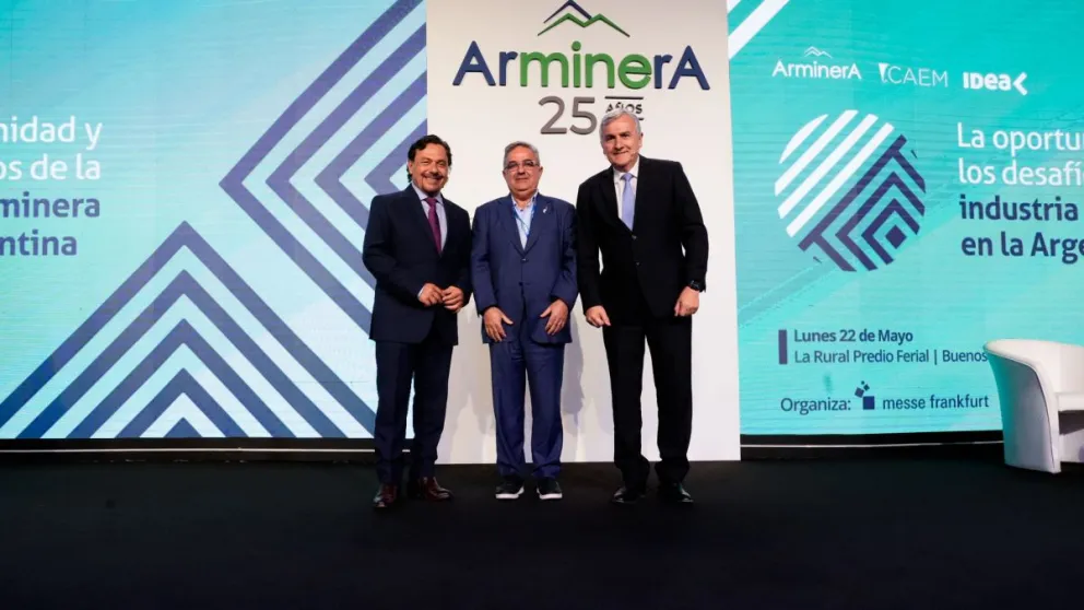 Gustavo Sáenz presentó el stand de Salta por primera vez en la exposición líder, Arminera 2023