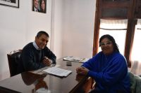 La intendente electa Rita Guevara se reunió con el intendente Fernando Almeda para planificar la transición del mandato 