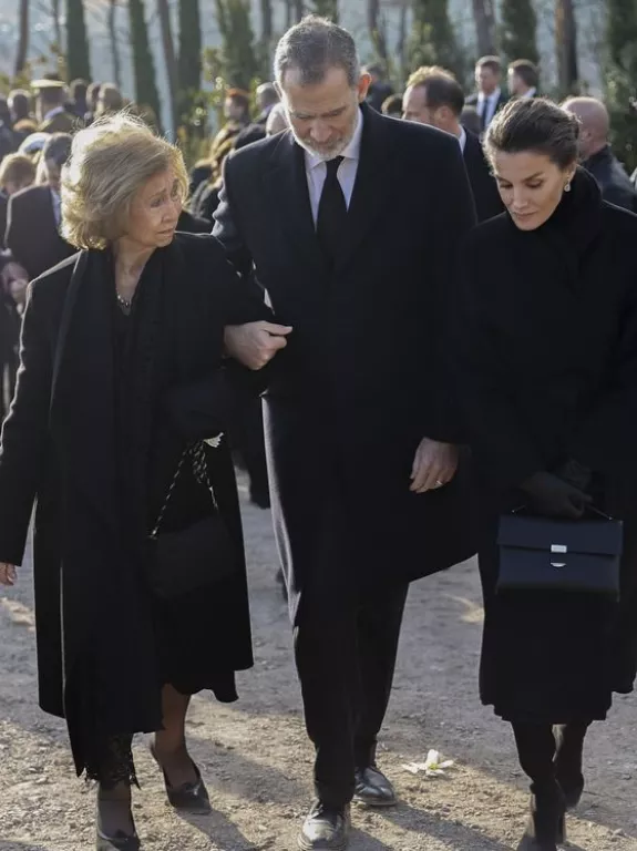 funeral del hermano de la reina Sofía
