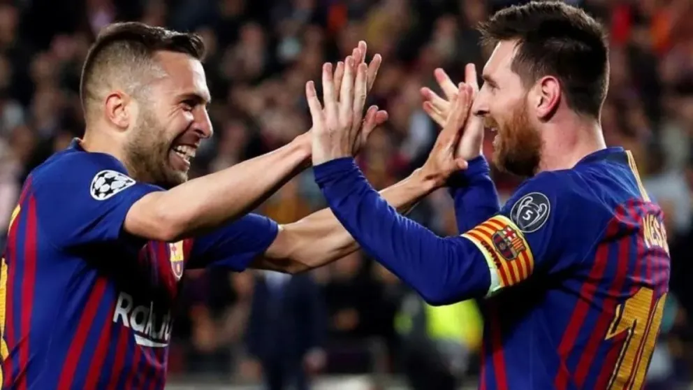  Lionel Messi subió un conmovedor mensaje en Instagram para Jordi Alba e ilusiona al Barcelona 