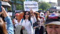 Manifestación de docentes autoconvocados en el expeaje de Aunor: intervino el Ministerio Público Fiscal
