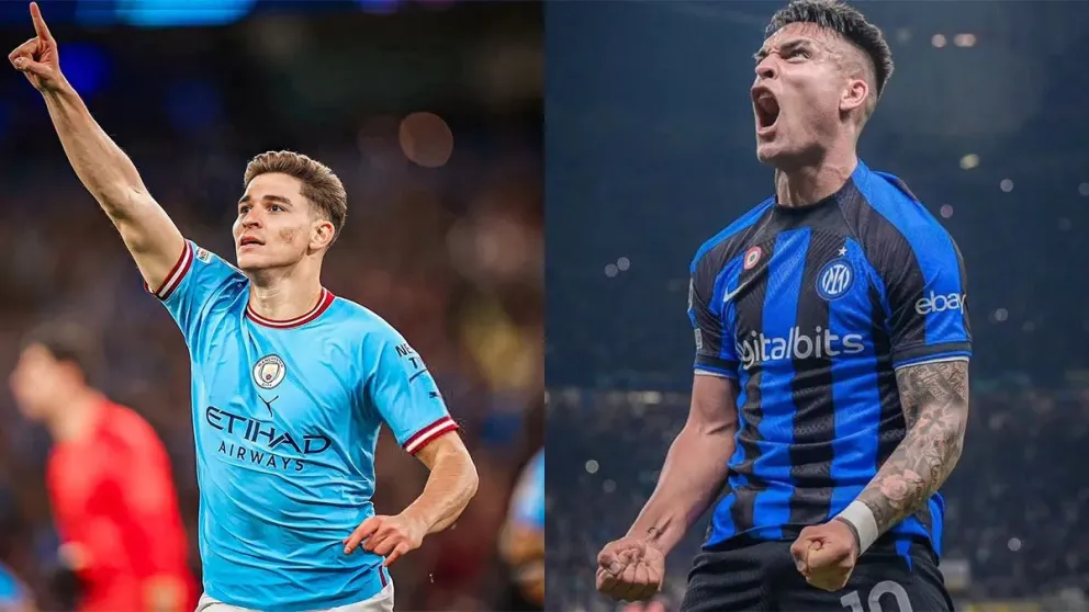 El inesperado mensaje de Lautaro Martínez para Julián Álvarez antes de la final de Champions League 