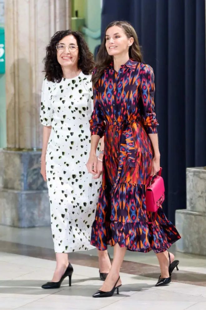 El vestido de la reina Letizia