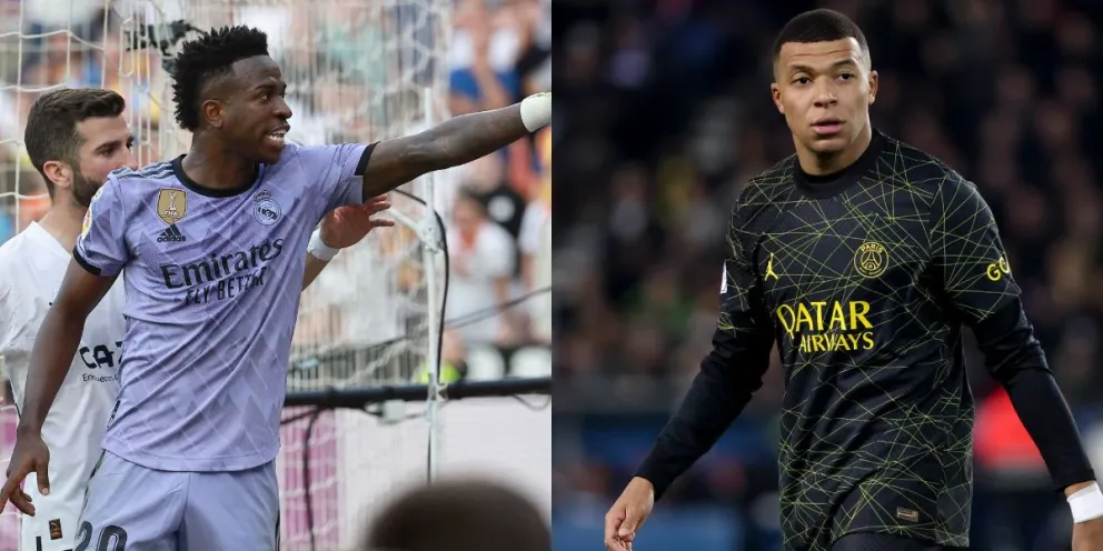 Kylian Mbappé es terriblemente humillado por Vinicius Junior: el francés no lo soportará