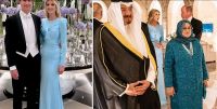 Príncipe Guillermo captado hablando con Ivanka Trump durante la boda del príncipe heredero Hussein
