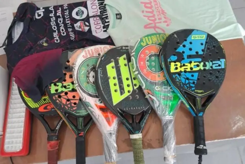 Robo en una cancha de pádel: así lo descubrieron